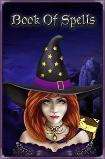 Book of Spells ruda czarownica w kapeluszu