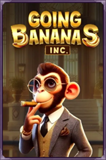 Going Bananas Inc. małpa w garniturze z cygarem